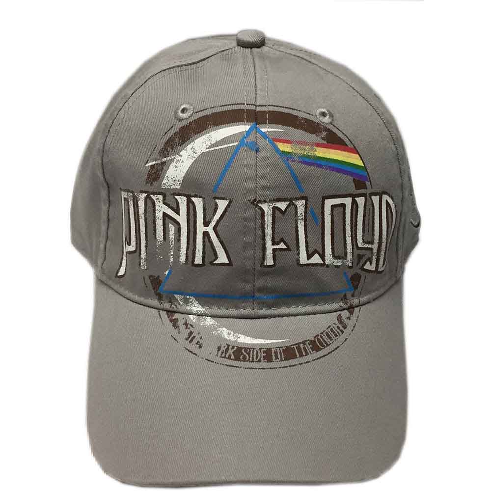Pink Floyd Unisex Baseball Cap: Dark Side of the Moon Album Distressed (Grey)