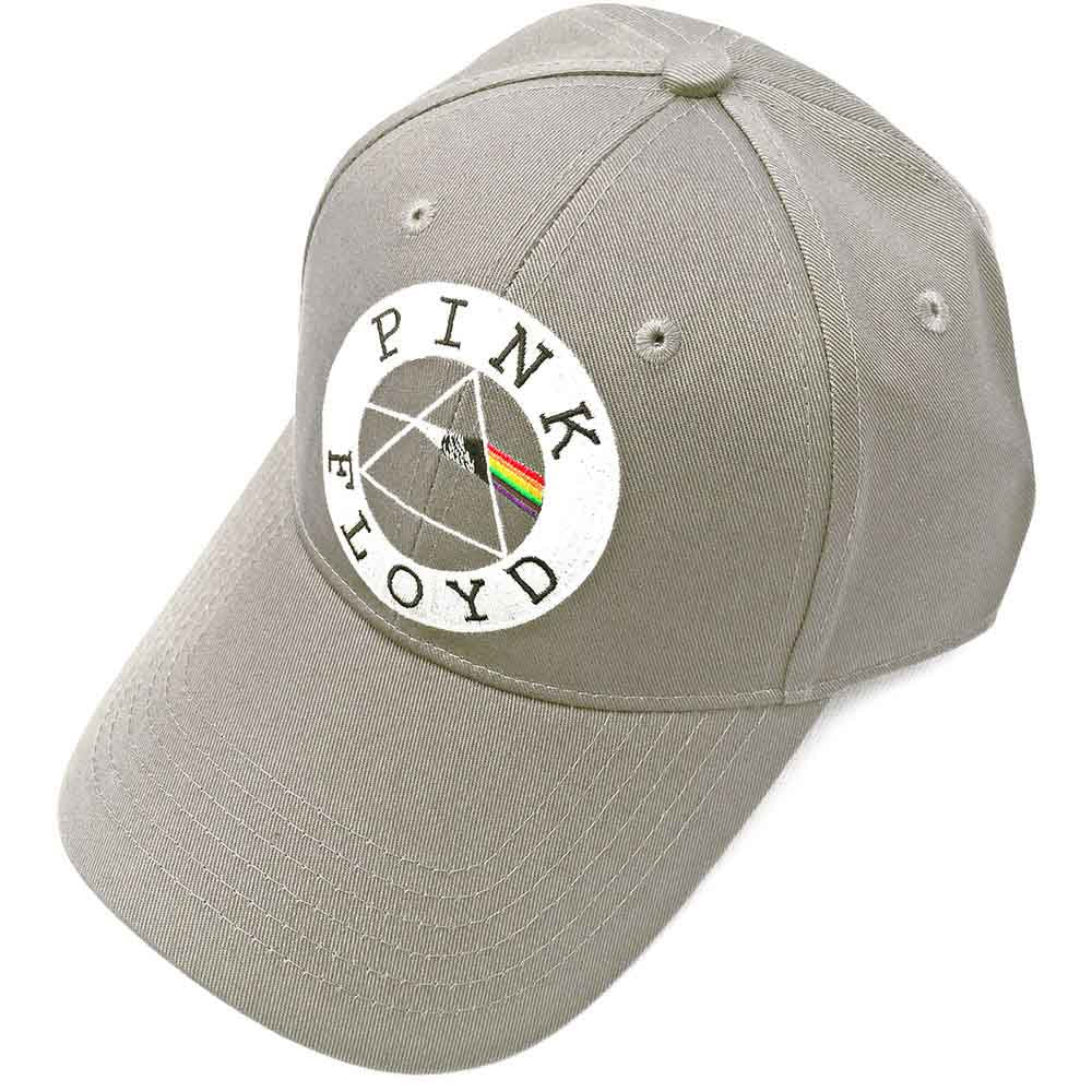 Pink Floyd Unisex Baseball Cap: Circle Logo (Sand)