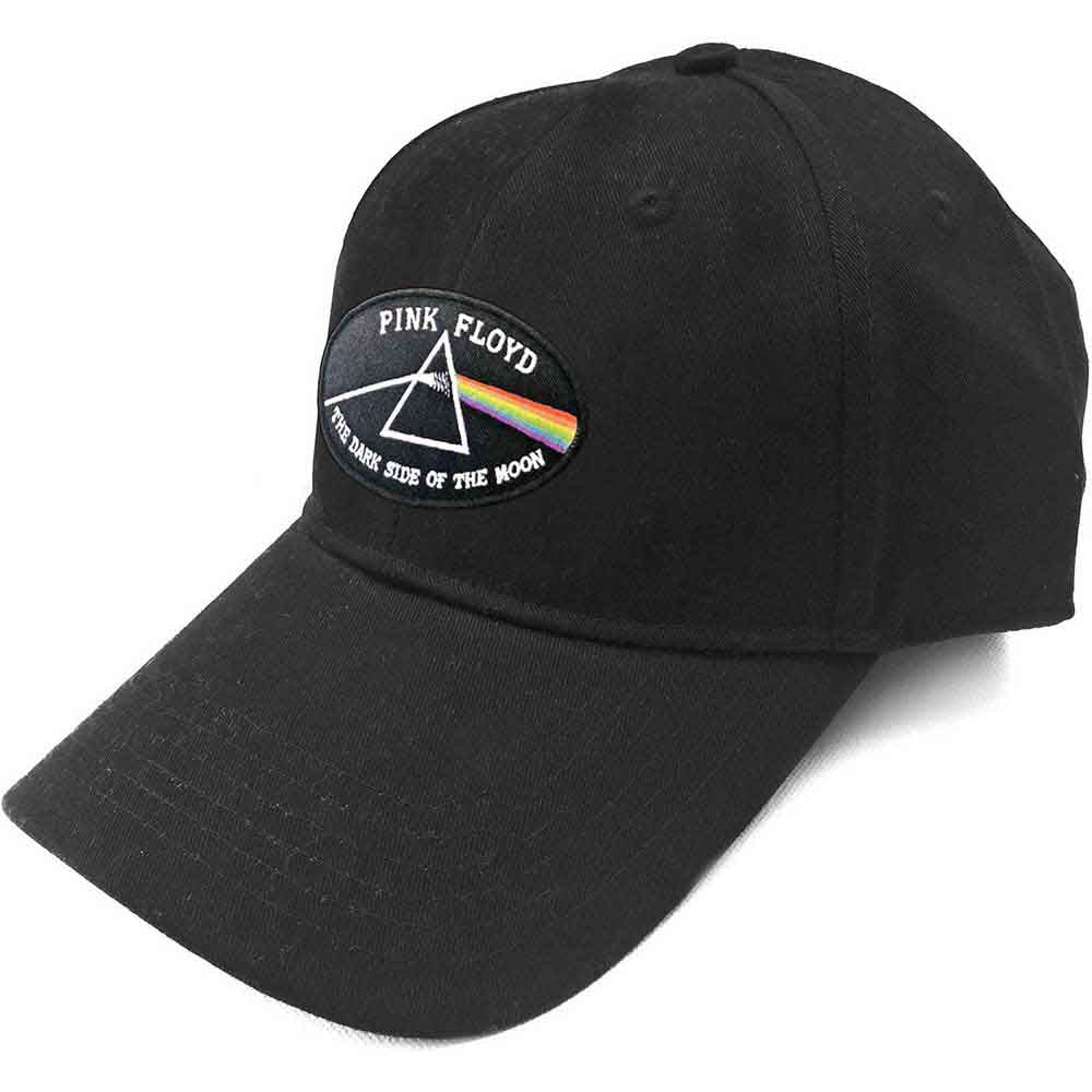 Pink Floyd Unisex Baseball Cap: The Dark Side of the Moon Black Border (Black)