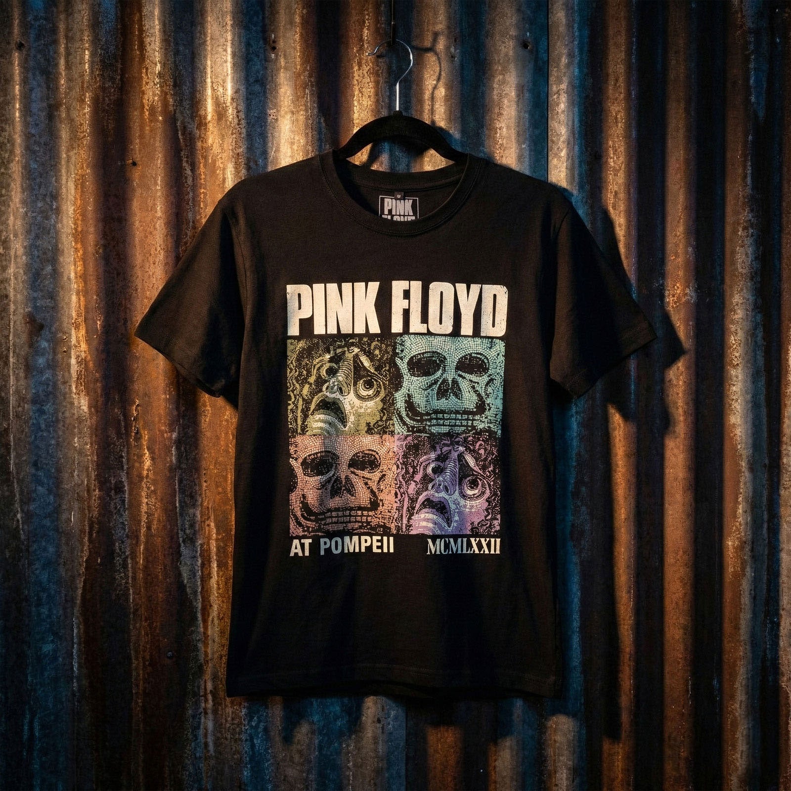 Pink Floyd Unisex Premium Carbon T-Shirt: Mosaics (Black)