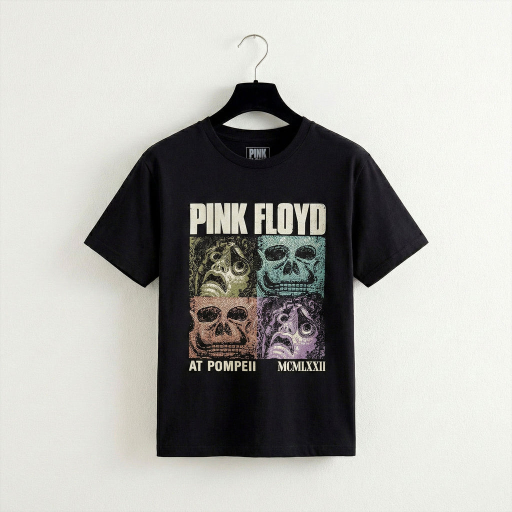 Pink Floyd Unisex Premium Carbon T-Shirt: Mosaics (Black)