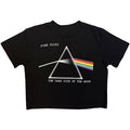 Pink Floyd Ladies Crop Top: Dark Side of the Moon Courier (Black)