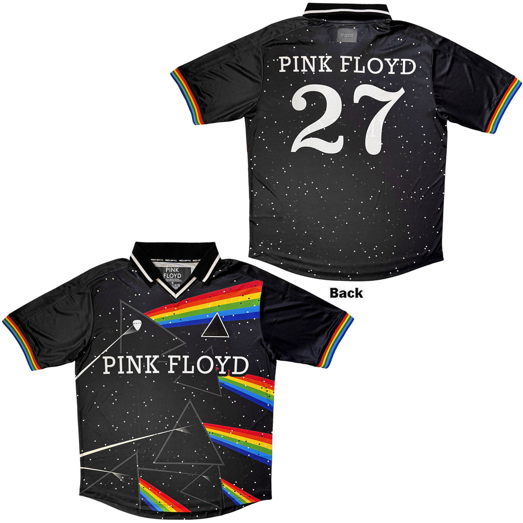 Pink Floyd Unisex Sports Jersey: DSOTM '27 (Black) (All Over Print)