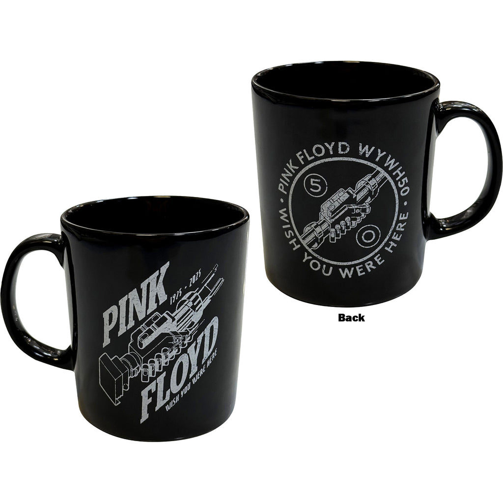 Pink Floyd Unboxed Mug: Robot Hands Wish You Were Here 50 (Black)