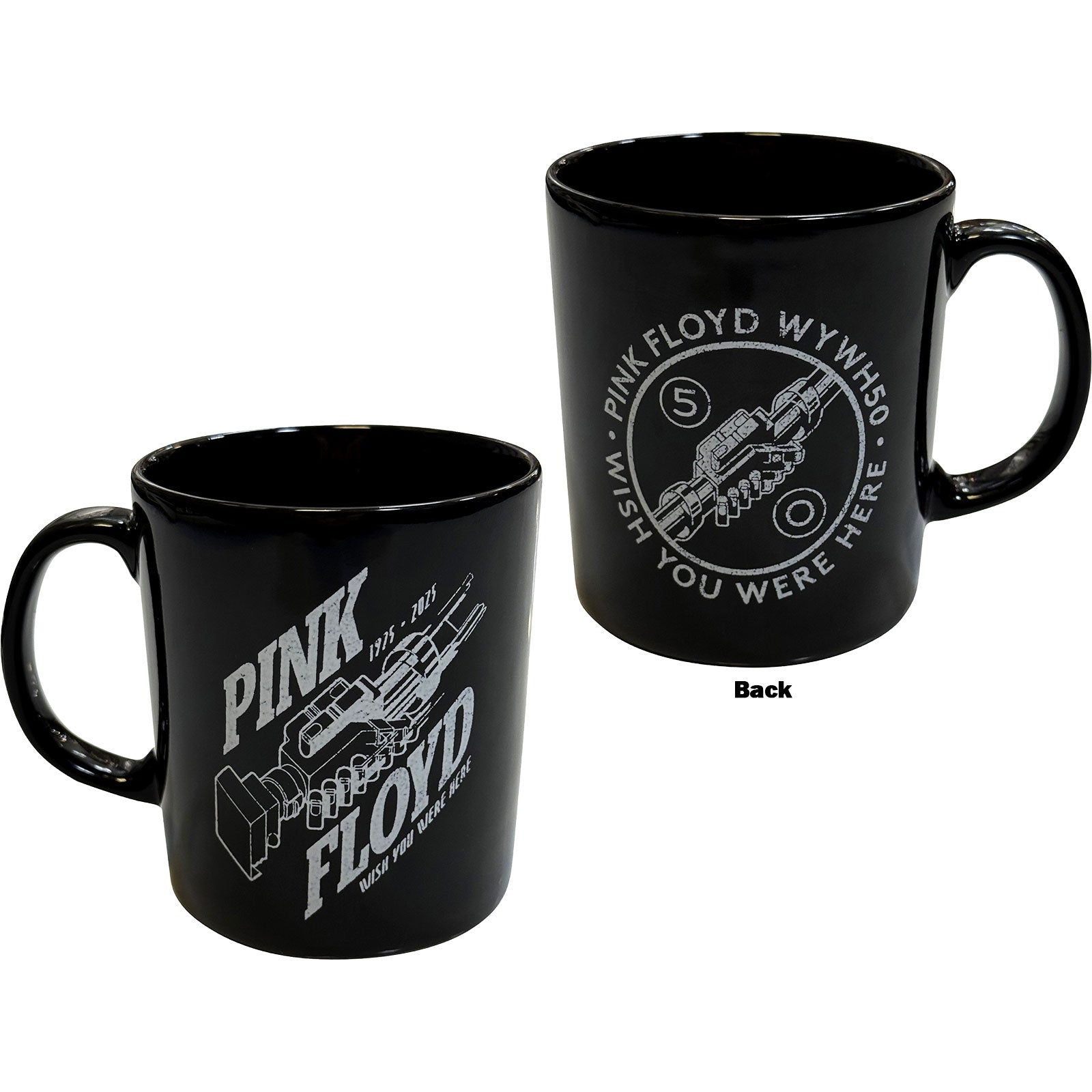 Pink Floyd Unboxed Mug: Robot Hands Wish You Were Here 50 (Black)