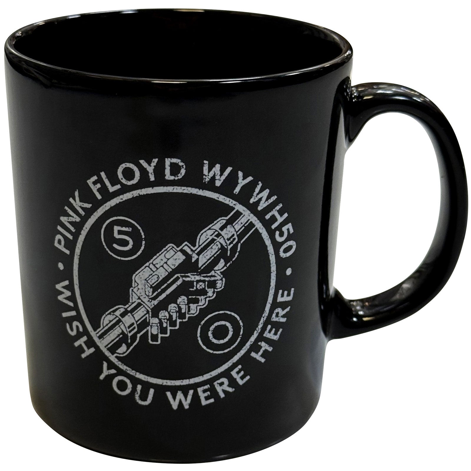 Pink Floyd Unboxed Mug: Robot Hands Wish You Were Here 50 (Black)