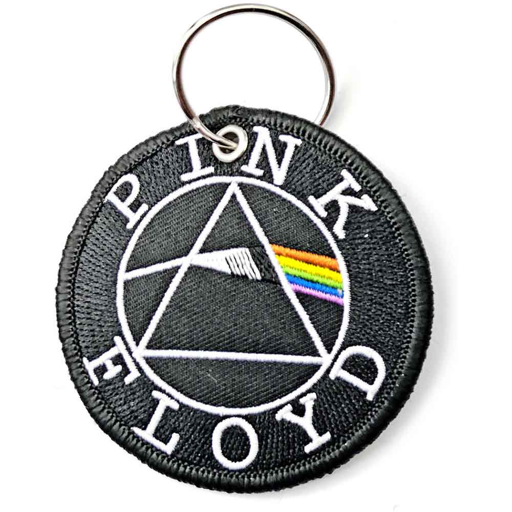 Pink Floyd Patch Keychain: Circle Logo (Double Sided)
