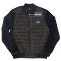 Pink Floyd Unisex Quilted Jacket: Dark Side of the Moon Oval (Black)