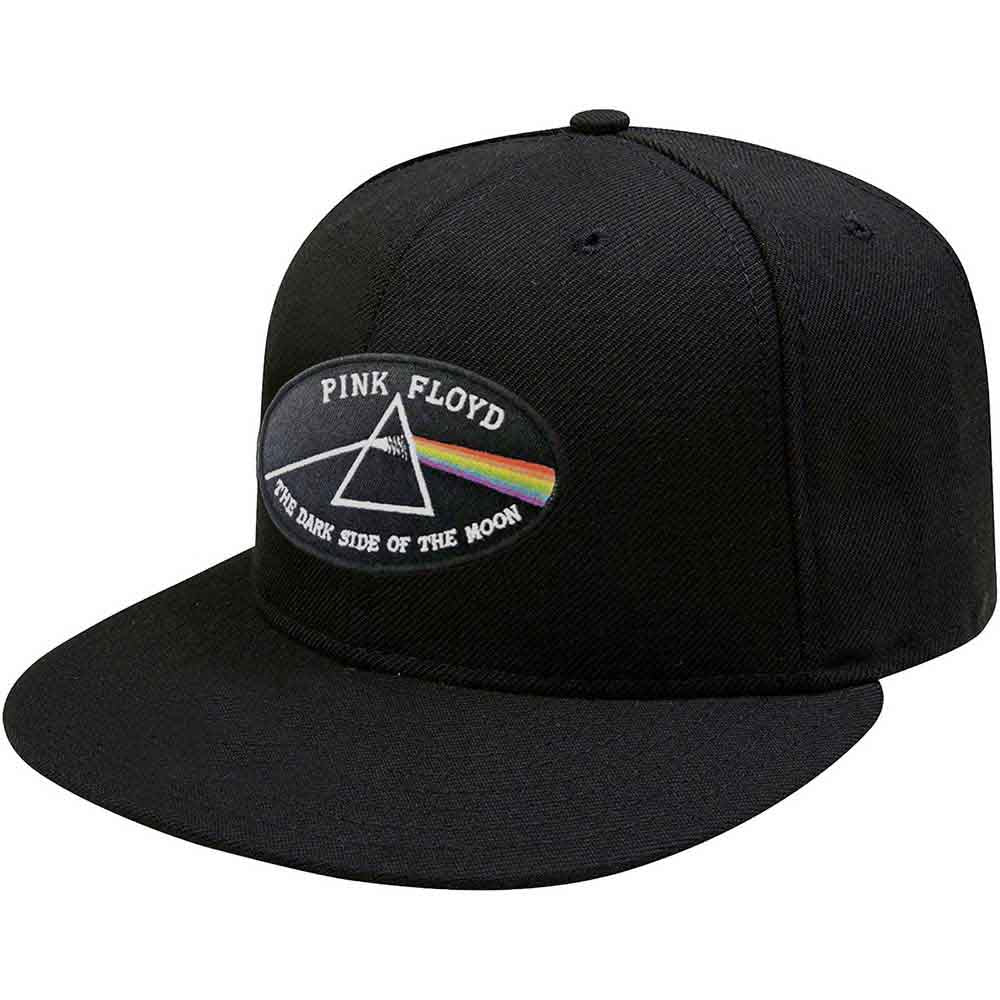 Pink Floyd Unisex Snapback Cap: The Dark Side of the Moon Black Border (Black)