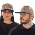 Pink Floyd Unisex Snapback Cap: Dark Side of the Moon Prism (Black & Sand)