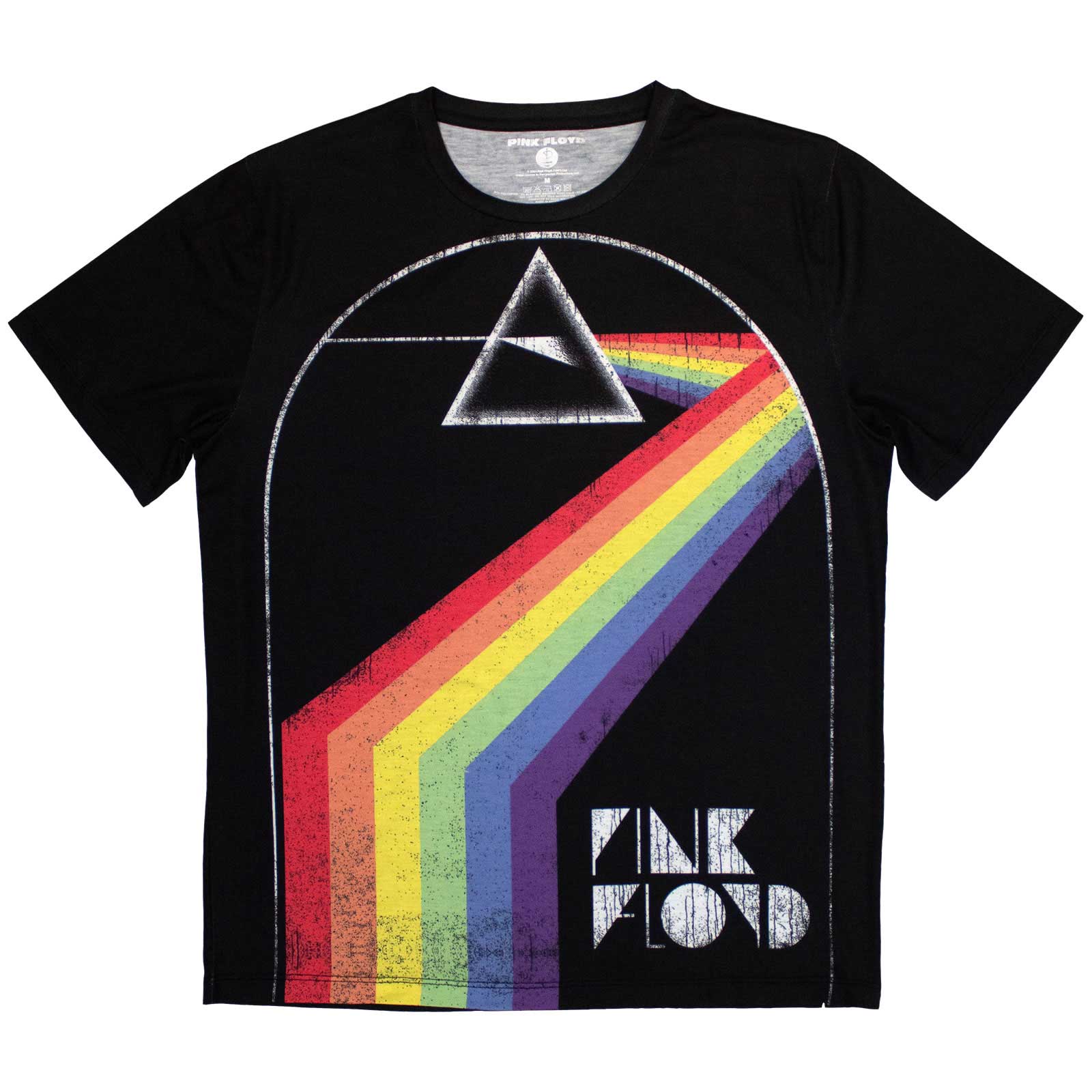 Pink Floyd Unisex Sublimation T-Shirt: Prism Arch (Black)