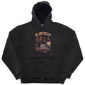 Pink Floyd Unisex Stone Wash Pullover Hoodie: Japan Poster (Charcoal Grey) (Wash Collection)