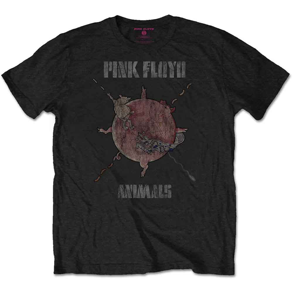 Pink Floyd Unisex T-Shirt: Sheep Chase (Black)