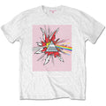 Pink Floyd Unisex T-Shirt: Lichtenstein Prism (White)