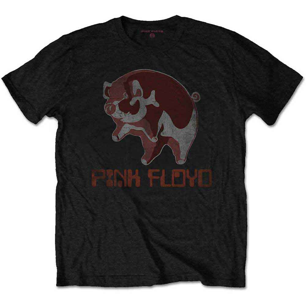 Pink Floyd Unisex T-Shirt: Ethnic Pig (Black)