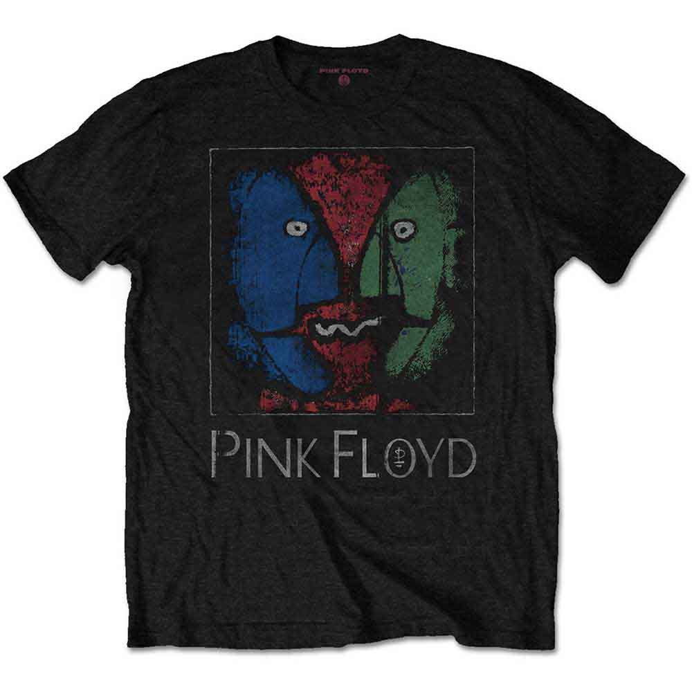 Pink Floyd Unisex T-Shirt: Chalk Heads (Black)