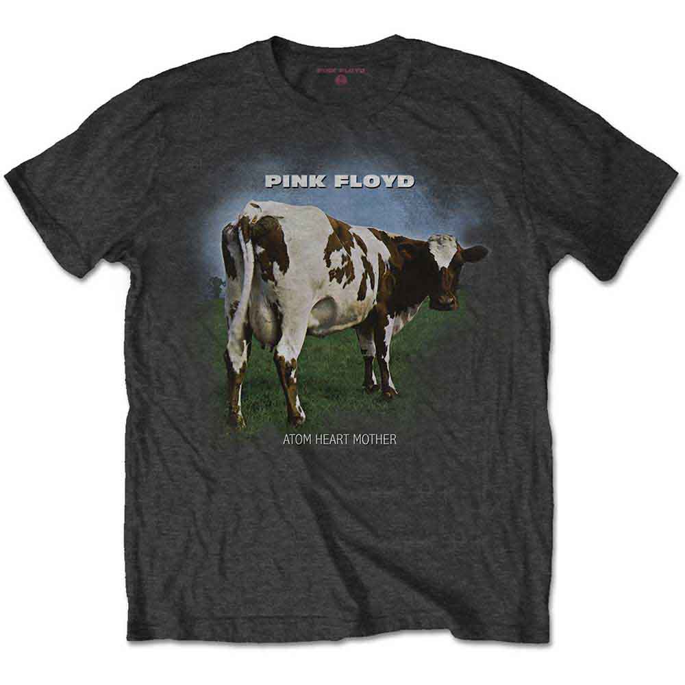 Pink Floyd Unisex T-Shirt: Atom Heart Mother Fade (Charcoal Grey)