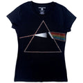 Pink Floyd Ladies T-Shirt: Dark Side of the Moon (Black) (Embellished)
