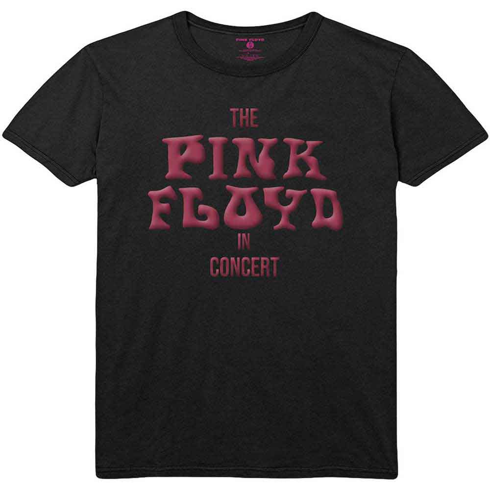Pink Floyd Unisex T-Shirt: In Concert (Black) (Embellished)