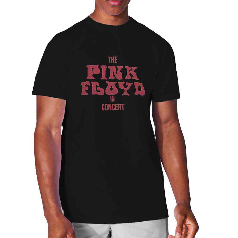 Pink Floyd Unisex T-Shirt: In Concert (Black) (Embellished)