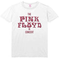 Pink Floyd Unisex T-Shirt: In Concert (White) (Embellished)