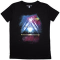 Pink Floyd Ladies T-Shirt: Space Prism (Black)