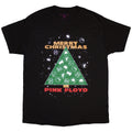 Pink Floyd Unisex T-Shirt: Merry Christmas (Black)