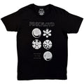 Pink Floyd Unisex T-Shirt: Flowers (Black)