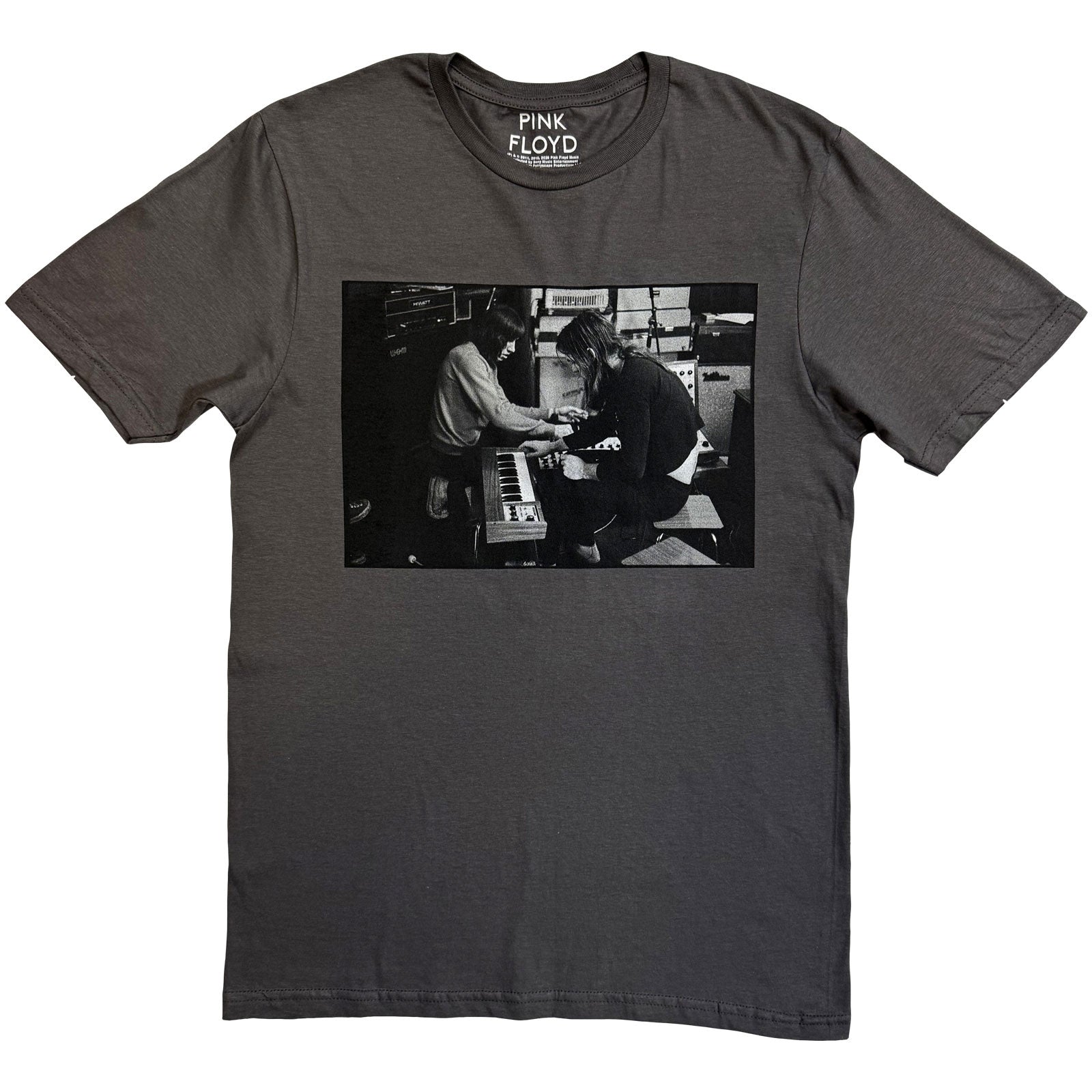 Pink Floyd Unisex T-Shirt: Studio Photo (Charcoal Grey)