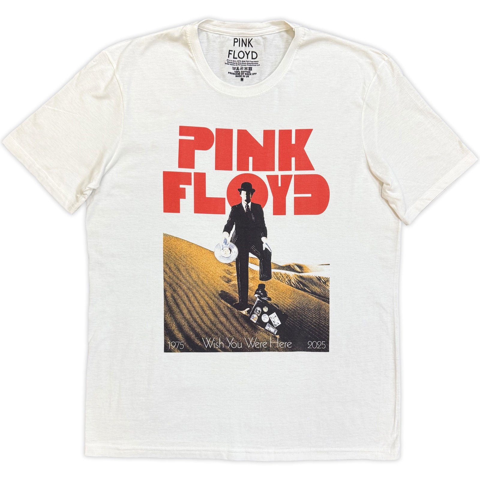 Pink Floyd Unisex T-Shirt: Invisible Man (White)