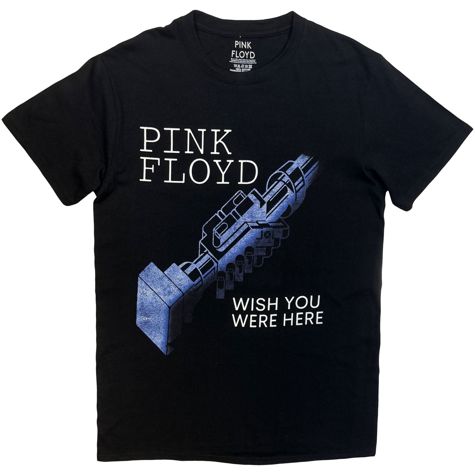 Pink Floyd Unisex T-Shirt: WYWH Robot Hands (Black)