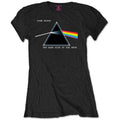 Pink Floyd Ladies T-Shirt: Dark Side of the Moon Courier (Black)