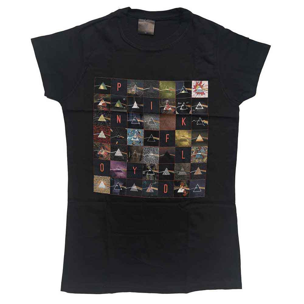 Pink Floyd Ladies T-Shirt: Dark Side of the Moon (Black)