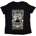 Pink Floyd Ladies T-Shirt: Carnegie Hall Poster (Black)