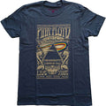 Pink Floyd Ladies T-Shirt: Carnegie Hall Poster (Navy Blue)
