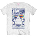 Pink Floyd Unisex T-Shirt: Carnegie Hall Poster (White)