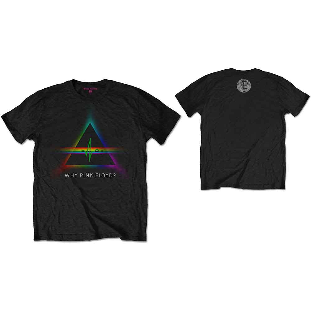 Pink Floyd Unisex T-Shirt: Why (Black) (Back Print)