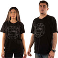 Pink Floyd Unisex T-Shirt: Circle Logo (Black) (Embellished)