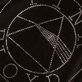 Pink Floyd Unisex T-Shirt: Circle Logo (Black) (Embellished)