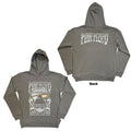 Pink Floyd Unisex Unplugged Pullover Hoodie: Carnegie Hall Poster (Grey) (Back Print)