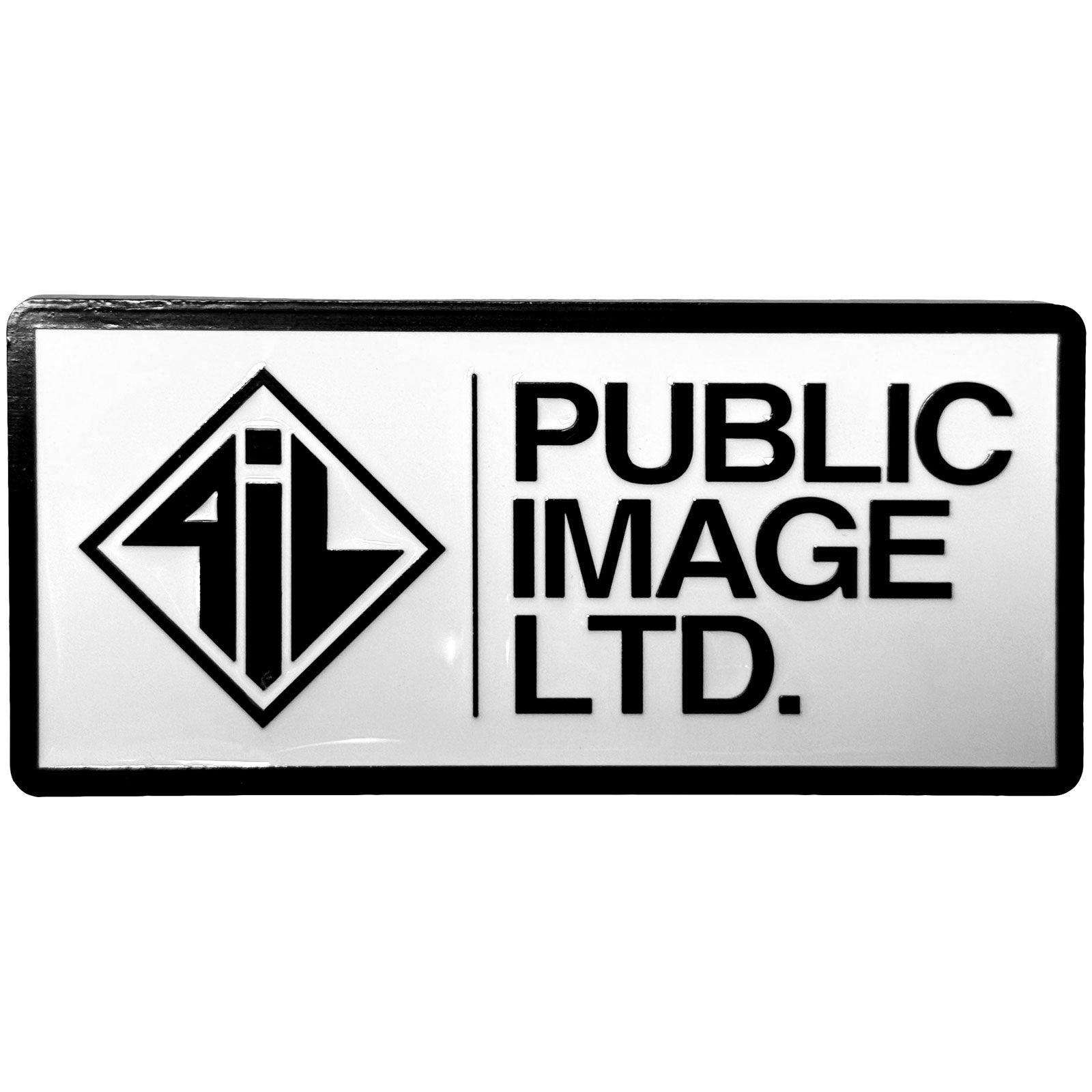PIL (Public Image Ltd) Premium Fridge Magnet: New Logo Stacked Text