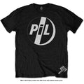 PIL (Public Image Ltd) Unisex T-Shirt: White Logo (Black)