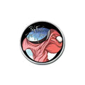 Pink Floyd Pin Badge: The Wall Eat Head Logo