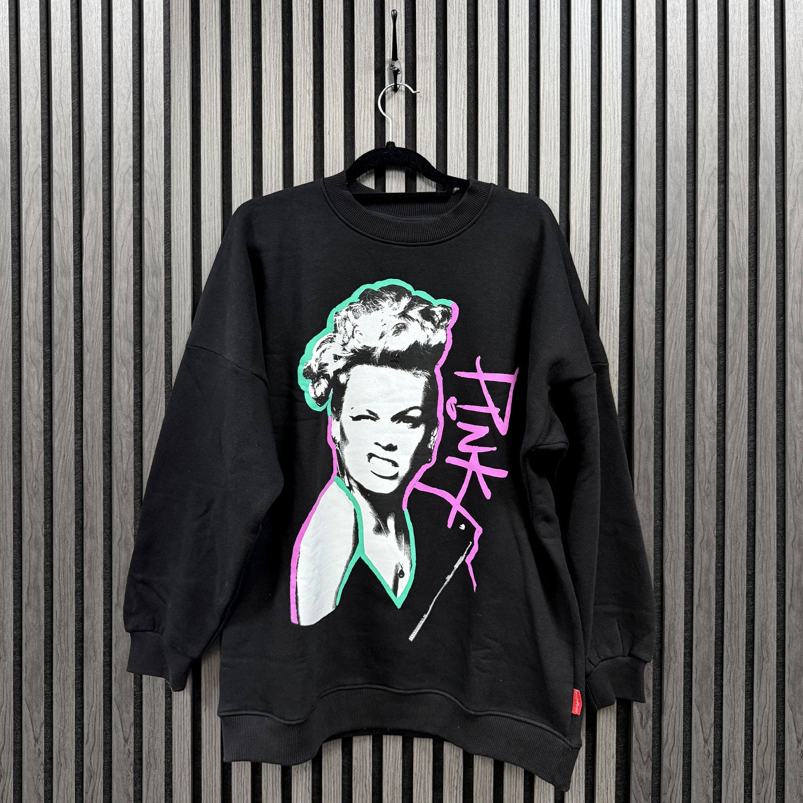 Pink Ladies Unplugged Sweatshirt: Paint Pen (Black)
