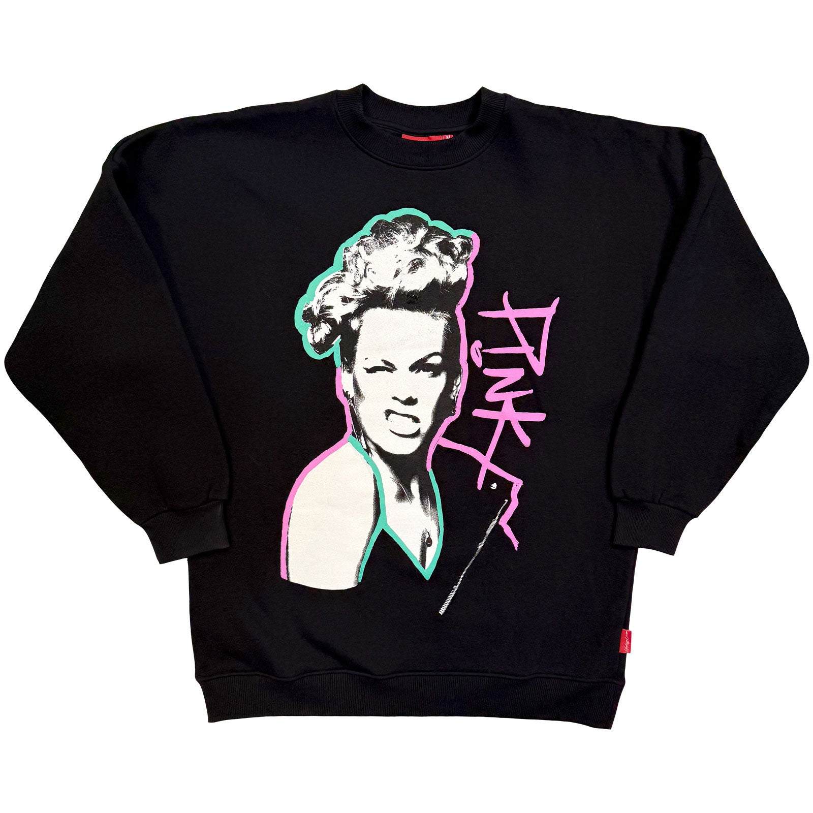 Pink Ladies Unplugged Sweatshirt: Paint Pen (Black)