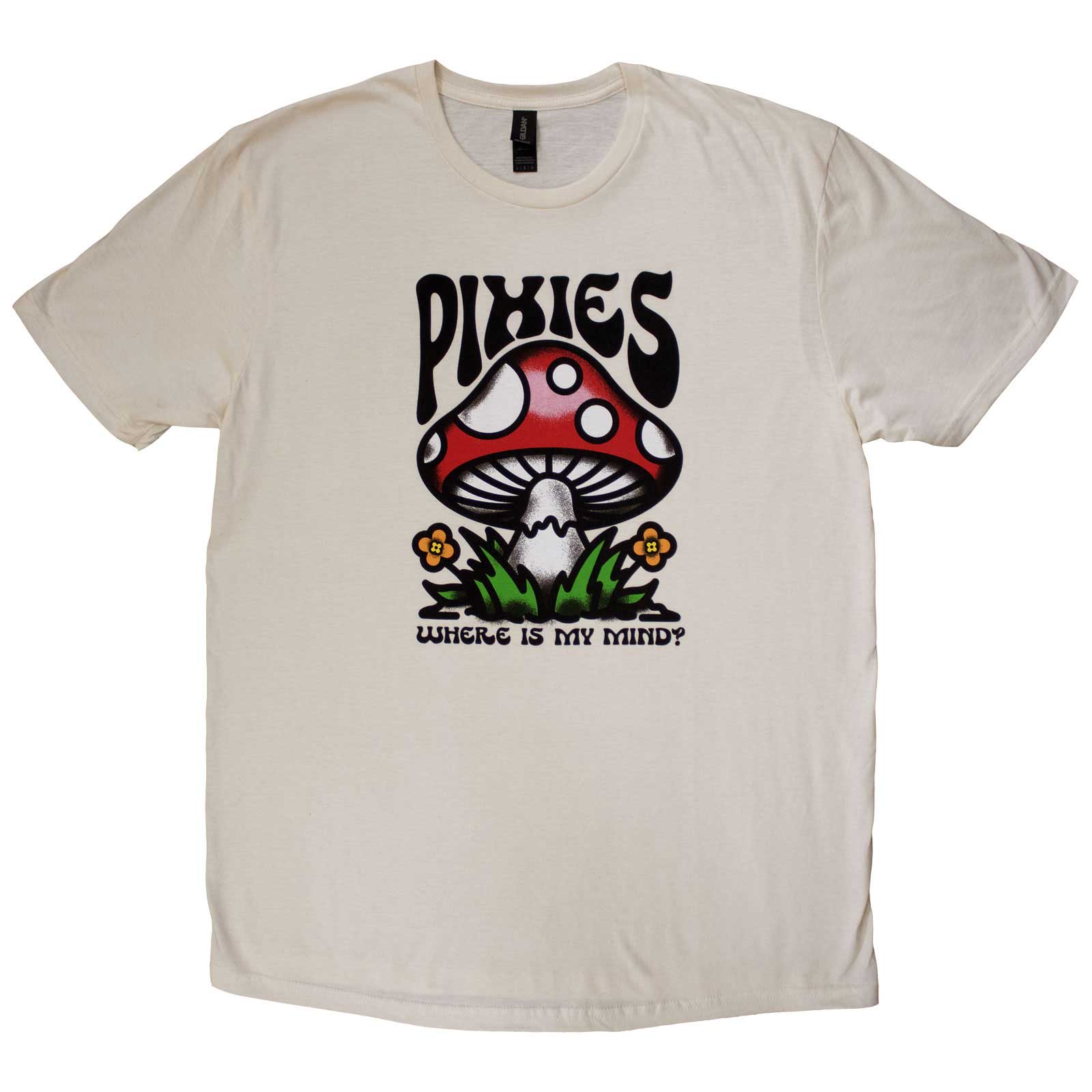 Pixies Unisex T-Shirt: Mindshroom (Natural)