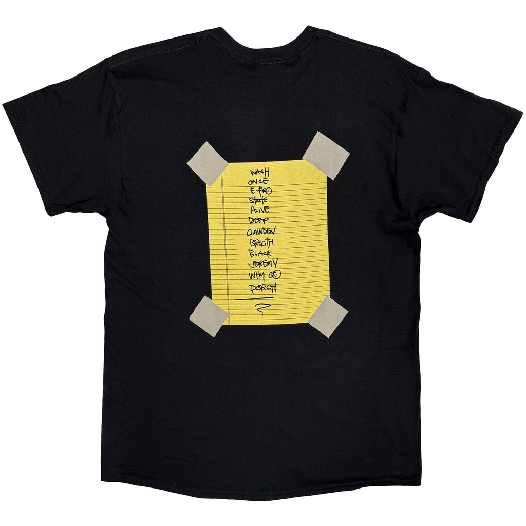 Pearl Jam Unisex T-Shirt: Stickman (Black) (Back Print)