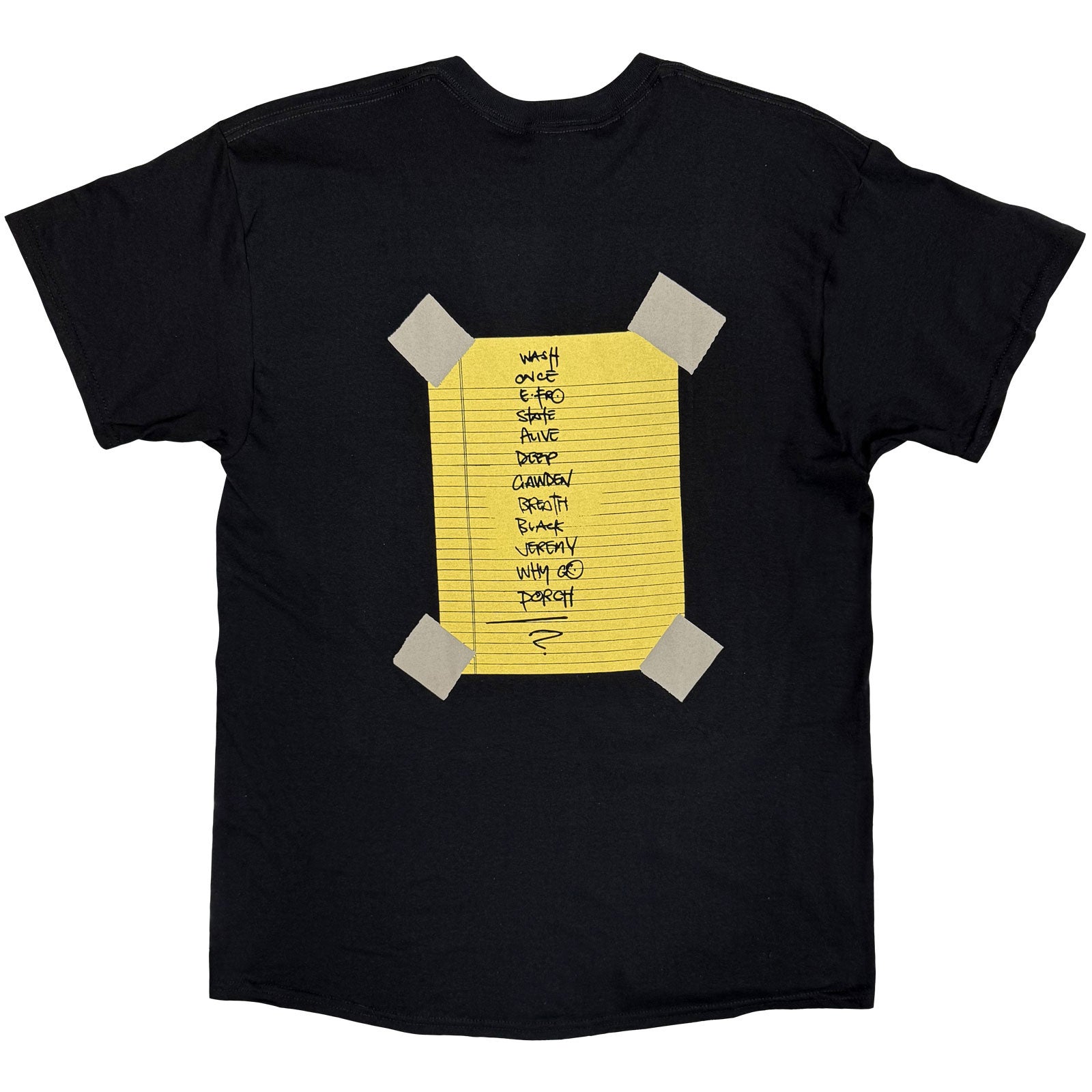 Pearl Jam Unisex T-Shirt: Stickman (Black) (Back Print)