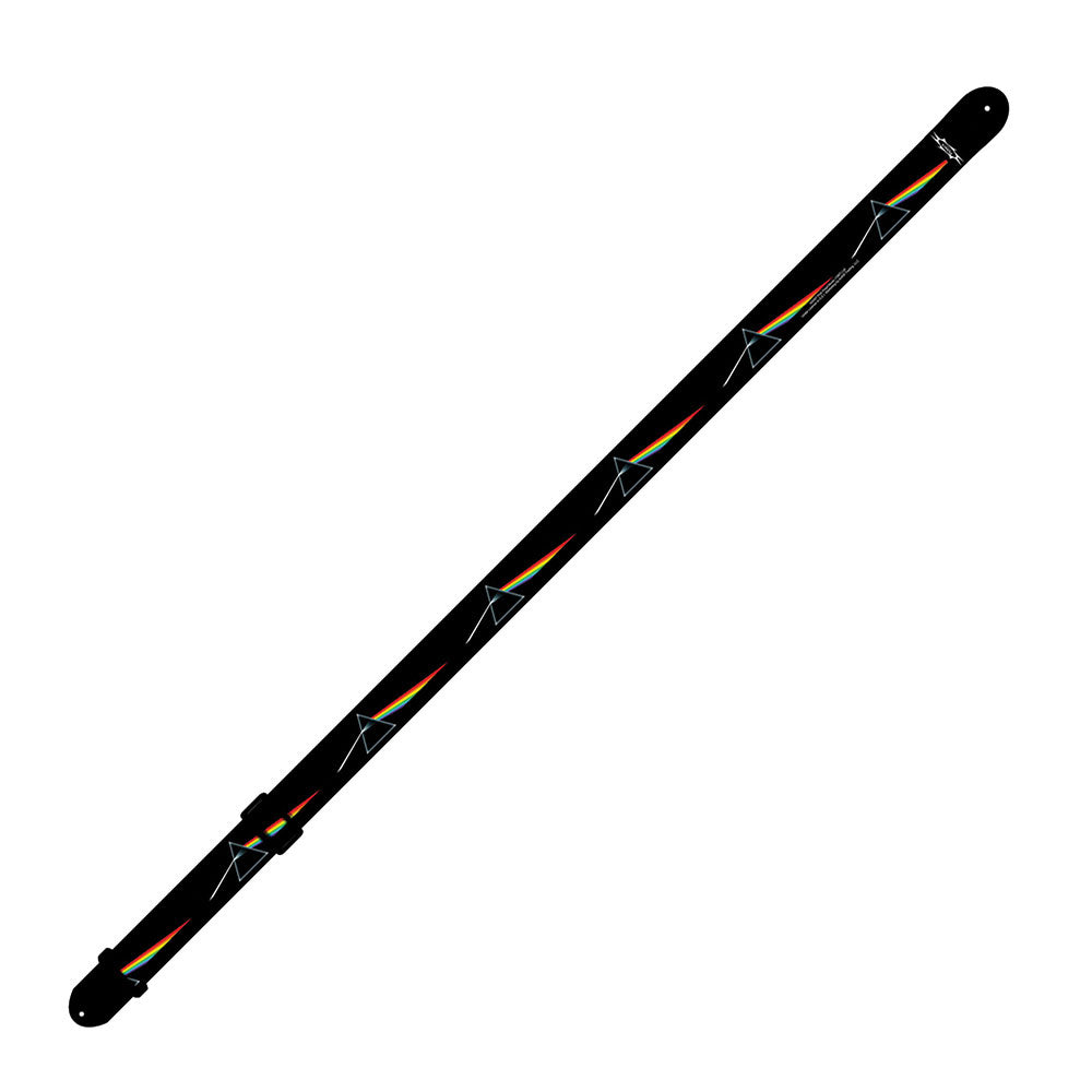 Pink Floyd Guitar Strap (Poly): Dark Side of the Moon Black Prism