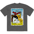 Disney Unisex Stone Wash T-Shirt: Pluto Bone Trouble (Charcoal Grey)